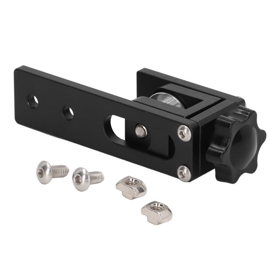 Orvunela X Axes Belt Tensioner Aluminum Alloy Pre Assembled Synchronous Belt Stretch Tensioner for Ender 3 CR10 Series 3D Printers Black Finish