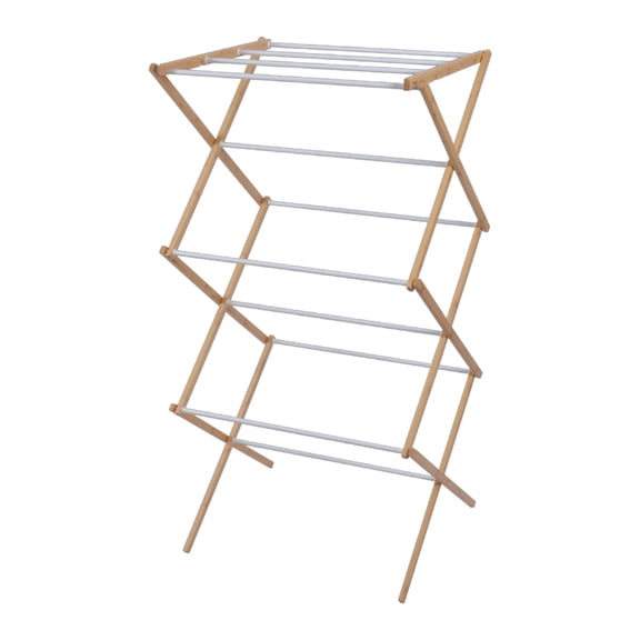 Orwell 3-Tier Bamboo Clothes Airer