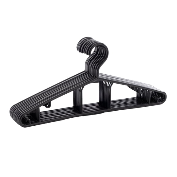 Orwell Value Hangers Black 10pk