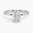 thumbnail image 1 of Oryn Jewel 14K White Gold Over 2.1 Ct Lab Created Diamond Ring - Oval Cut Secret Halo Engagement Ring for Women - Elegant Gift for Her - Perfect for Proposals and Celebrating Love, 1 of 5