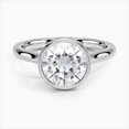 thumbnail image 1 of Oryn Jewel Dazzling 1.6 Ct Round Cut Diamond Ring - 14K White Gold Over Stunning Solitaire Engagement Wedding Ring for Women - Beautiful Gift for Her - Celebrate Love with an Elegant Touch, 1 of 6