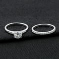 thumbnail image 1 of Oryn Jewelry 14K White Gold Plated 14K Moissanite Ring - 1.9 Ct Brilliant Round Cut Moissanite Band - Solitaire Ring with Simple Moissanite Jewelry - Timeless Engagement Wedding Rings for Couples, 1 of 4