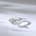 thumbnail image 1 of Oryn Jewelry 14K White Gold Plated Rings - 1.68 Ct Round Cut Moissanite Solitaire Fine Ring for Women's - Bridal Engagement Wedding Promise Rings - Anniversary Prong Set Ring, 1 of 4