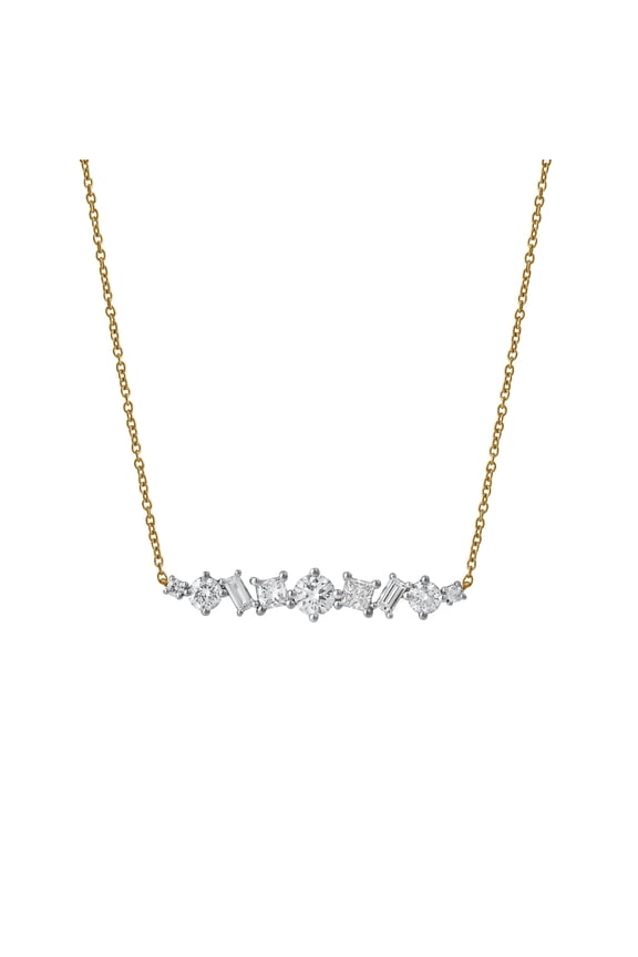 Oryssa 14K Gold Lab Grown Diamond Necklace - 1 Ct
