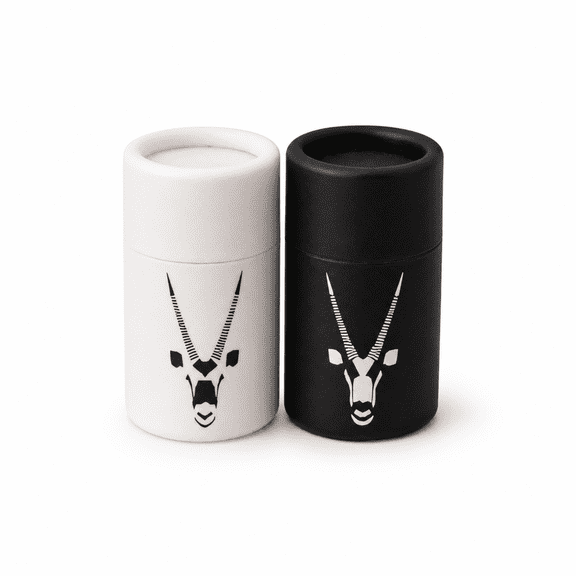 Oryx Desert Salt & Oryx Black Pepper Shaker Gift Set - All Natural Organic Seasoning from Kalahari Desert, 15g, 1-Pack