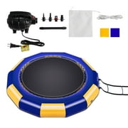 Oryxearth 10ft Water Trampoline for Adult, Inflatable Bounce Swim Platform for Pool Lake,Yellow