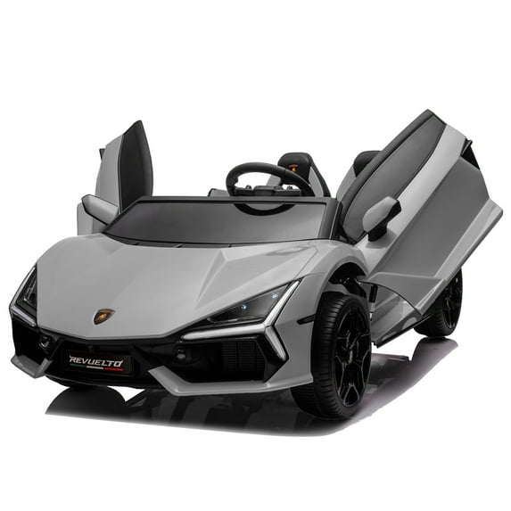 Oryxearth 24V 2 Seater Ride on Car Truck, 2WD 2 Speeds Electric Car, 2 Seater, Bluetooth, Remote Control,Gray