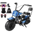 thumbnail image 1 of Oryxearth Max OGM99 Gas Powered Mini Dirt Bike,99CC 4 Stroke Off Road Bike for Teens and Adults,up to 18 MPH, Blue, 1 of 6