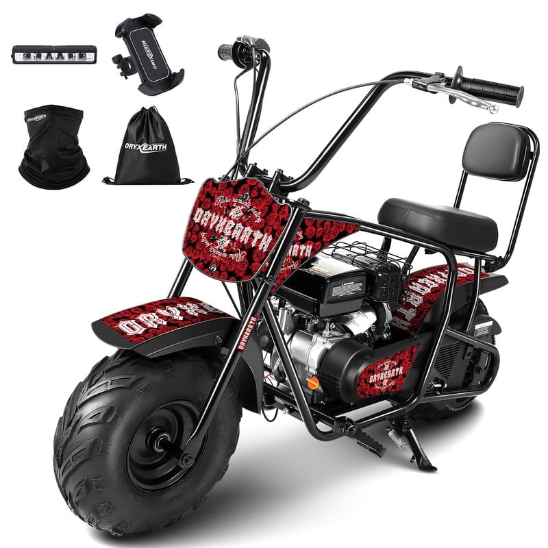 Oryxearth Upgrade OGM99 Gas Powered Mini Dirt Bike,4 Stroke 99cc Off Road Bike for Teens and Adults,up to 18 MPH, Camo