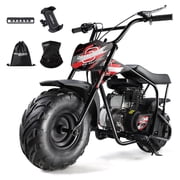 Oryxearth OGMR105 Upgrade Mini Dirt Bike, 105cc 4-Stroke Gas Powered Off Road Bike for Teens and Adult, 24mph, Racing Red