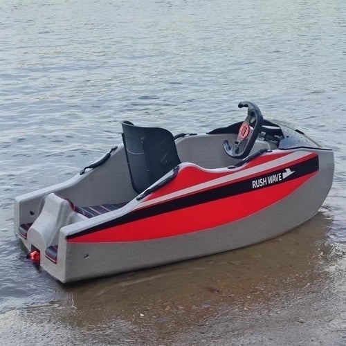 Oryxearth Electric Kart Boat 18kw, Mini Jet Boat 72v, Up to 52 Mph