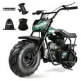 thumbnail image 1 of Oryxearth OGMR105 Upgrade Mini Dirt Bike, 105cc 4-Stroke Gas Powered Off Road Bike for Teens and Adult, 24mph, Racing Green, 1 of 7