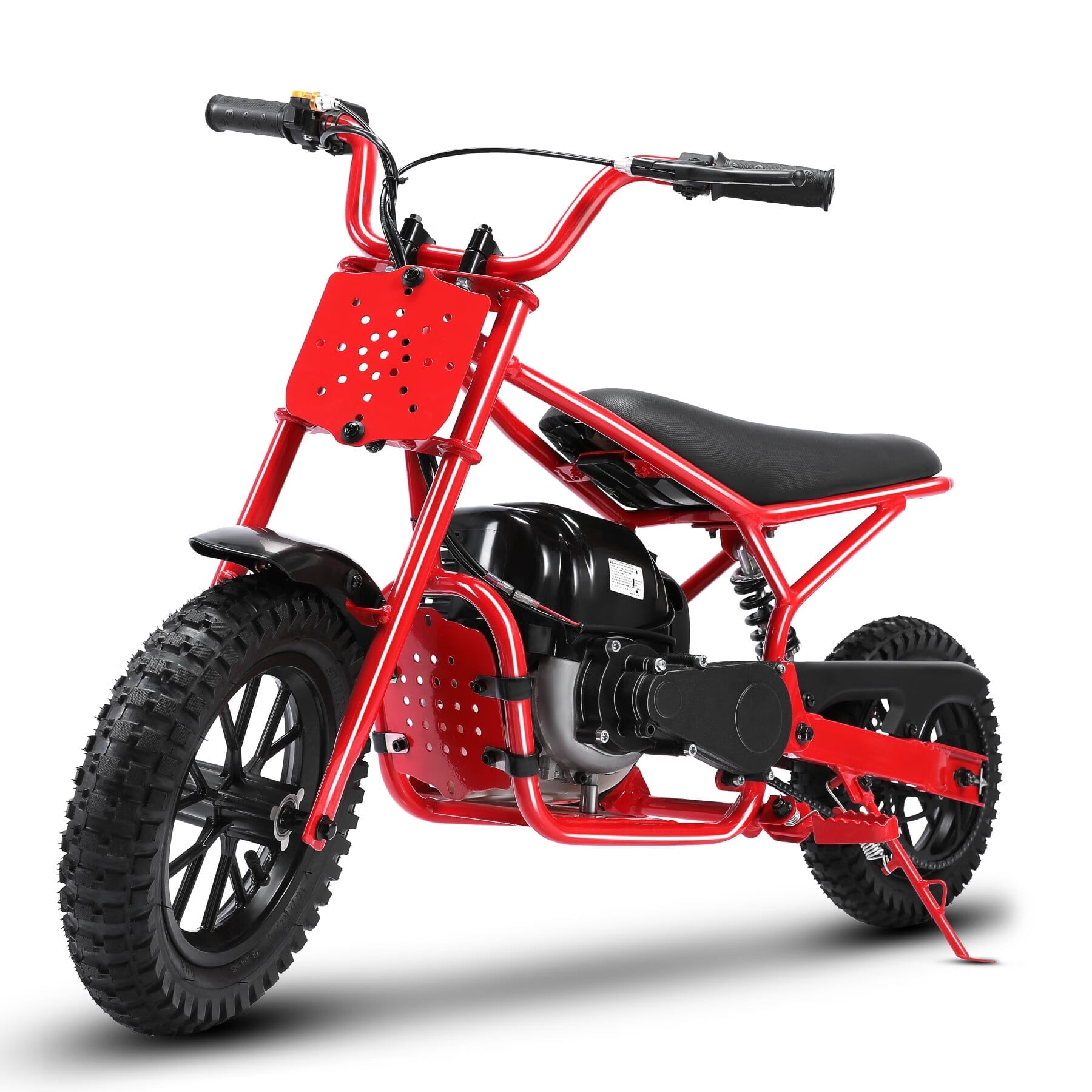 Oryxearth Mini Dirt Bike, OM-40 4-Stroke Gas Power Off Road Pocket Bike for Teens, Easy Pull Start, Black