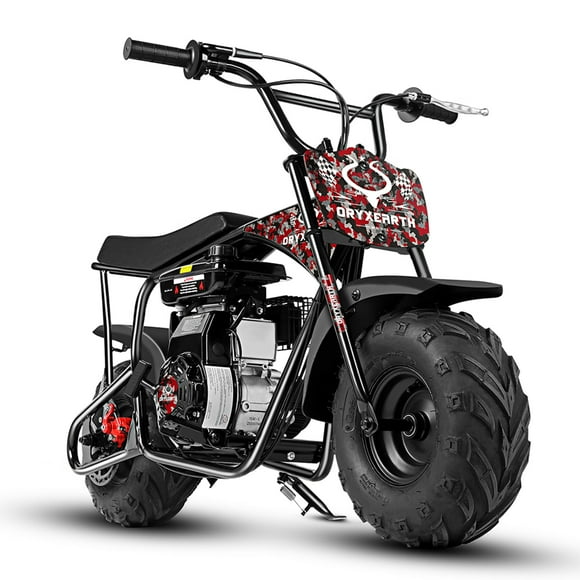 Oryxearth Mini Bike for Kids Motorcycle, Gas Power Dirt Bike,105CC 4-Stroke Ride on Toys, Camo