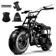 thumbnail image 1 of Oryxearth OGM105 Upgrade 4-Stroke Mini Bike, 105CC Gas Powered Dirt Bike,Off-Road Trail for Adult, up to 24 Mph, Black, 1 of 7