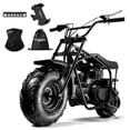 thumbnail image 1 of Oryxearth OGM105 Plus 4-Stroke Mini Bike, 105CC Gas Powered Dirt Bike,Off-Road Trail for Adult, up to 30 Mph, Black, 1 of 7