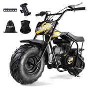 Oryxearth OGMR105 Plus Mini Dirt Bike, 105cc 4-Stroke Gas Powered Off Road Bike for Teens and Adult, 28mph, Up to 165 LBS, Racing Yellow