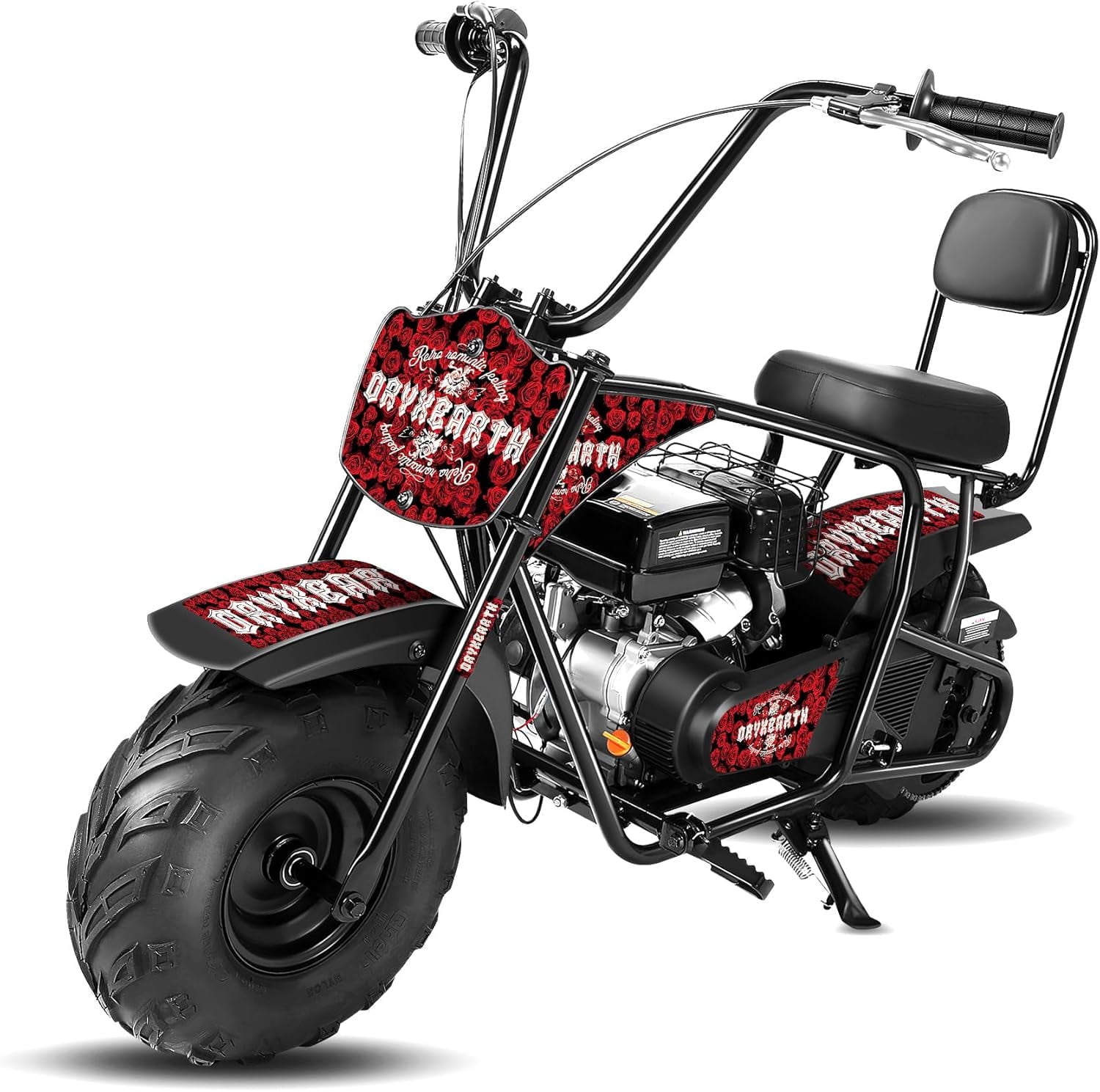 Oryxearth Mini Bike for Kids, Gas Powered 98CC 4-Stroke Dirt Bike