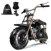 Oryxearth OGM105 Basic 4-Stroke Mini Bike, 105CC Gas Powered Dirt Bike,Off-Road Trail for Adult, up to 28 Mph, Rust