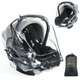 thumbnail image 1 of Orzbow Car Seat Rain Cover Universal, Food Grade EVA, Waterproof Weather Shield for Infant Car Seat with Storage Bag, Baby Car Seat Stroller Rain Cover Features Side Ventilation, Transparent, 1 of 6