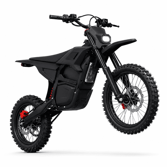 Orzel M7 Electric Dirt Bike, 5000W Peak Motor Max 40 Mph, 60V 27Ah Battery, 17"/14" Tires, Dual Piston Cast Iron Disc Brakes, All Terrain Motorized Dirt Bike