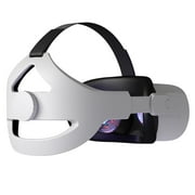 Orzero Adjustable Head Strap Fit for Oculus Quest 2 VR Headset with Head Cushion, Replacement for Elite Strap Comfortable Protective Head Strap Reduce Pressure -White