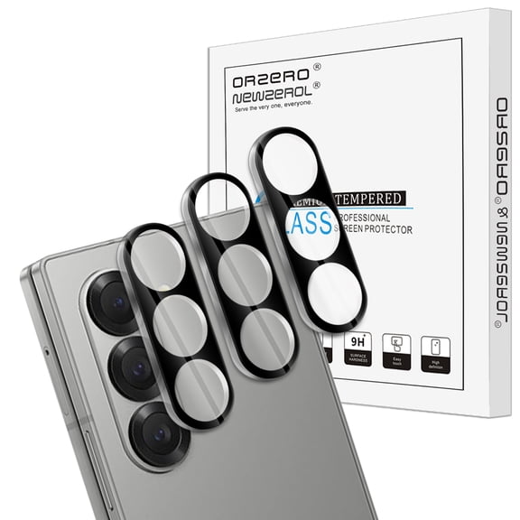 Orzero Samsung Galaxy Z Fold 6 3 pack lens protector