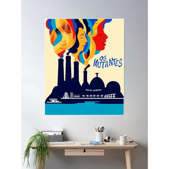 Os Mutantes Poster Wall Art Modern Wall Decor For Living Room Bedroom