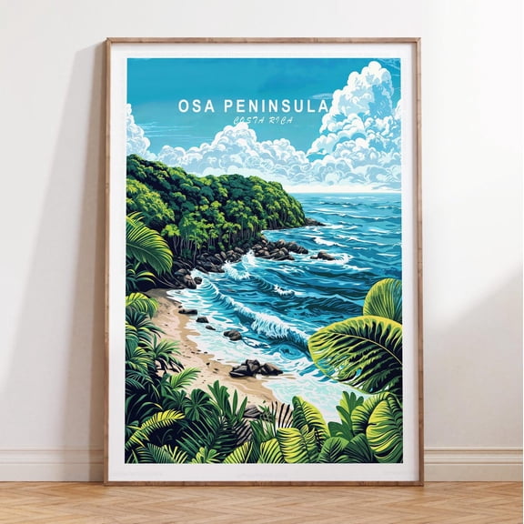 Osa Peninsula Costa Rica Jungle Nature Print Unframed Paper Print