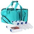 thumbnail image 1 of Osage River Deluxe Tackle Bag with 4 Tackle Box Organizers, Heavy Duty Fishing Tackle Storage, Teal, 1 of 6