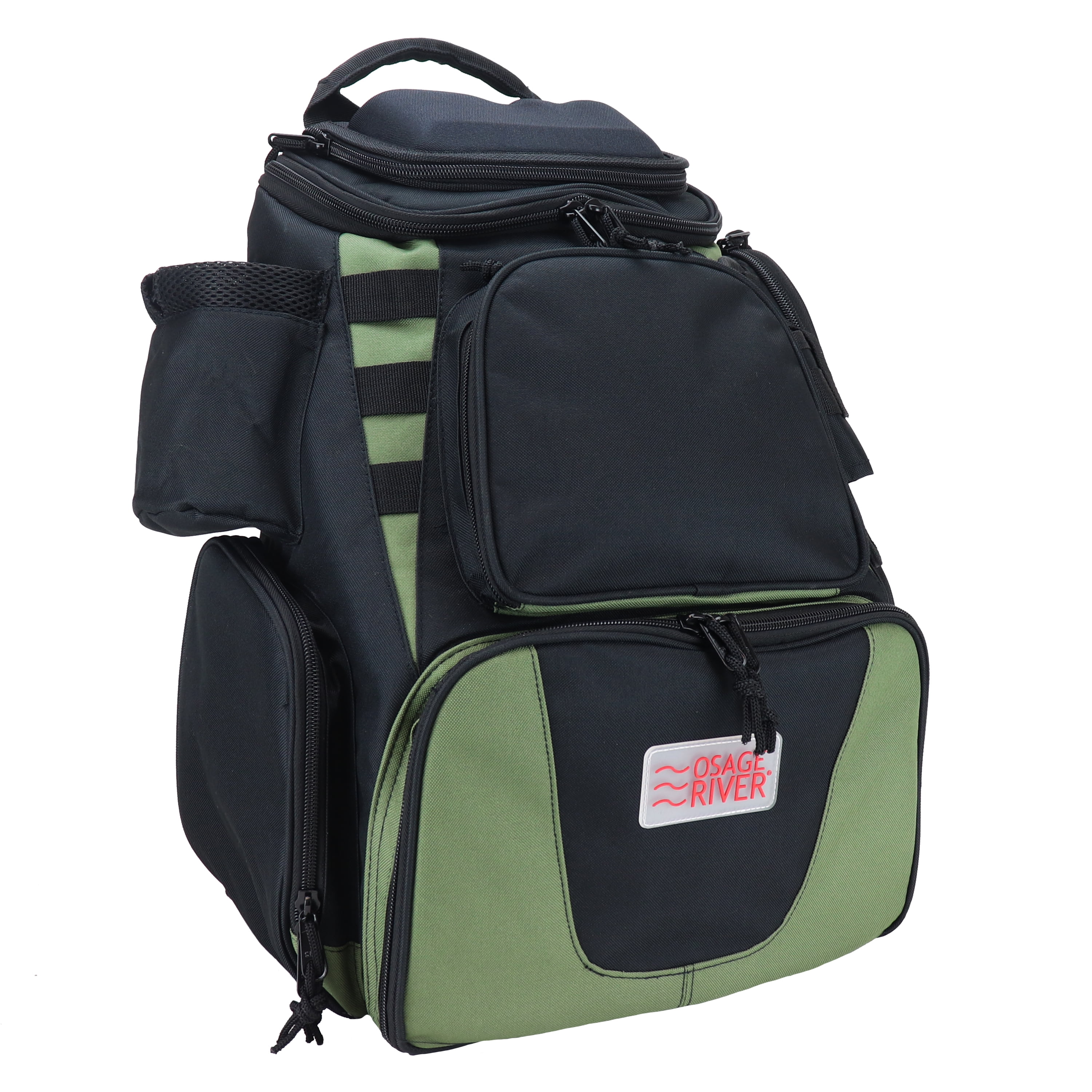 Osage River Ultimate Fishing Backpack, Tackle Box Storage, Night Fishing  Light, Waterproof Rain Cover, Medium Bag 