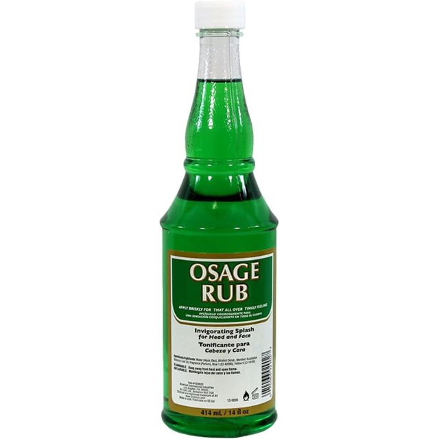 Osage Rub Invigorating Splash for Head and Face Astringents ( 14 fl.oz