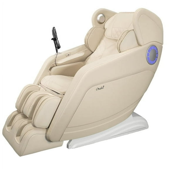 Osaki OS-Hiro LT 3D SL-Track Massage Chair with Zero Gravity, Space Saving Beige