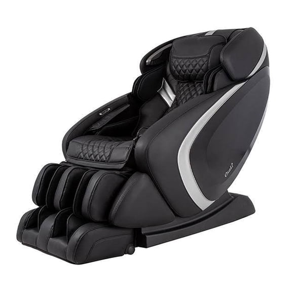 Osaki Os-Pro Admiral AS Full Body Massage Chair w/ LED Light Control, Zero Gravity, Black/Silver