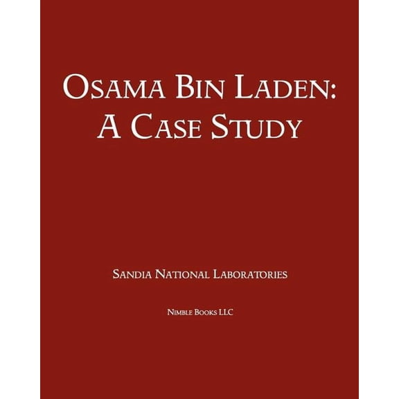 Osama Bin Laden: A Case Study (Paperback)