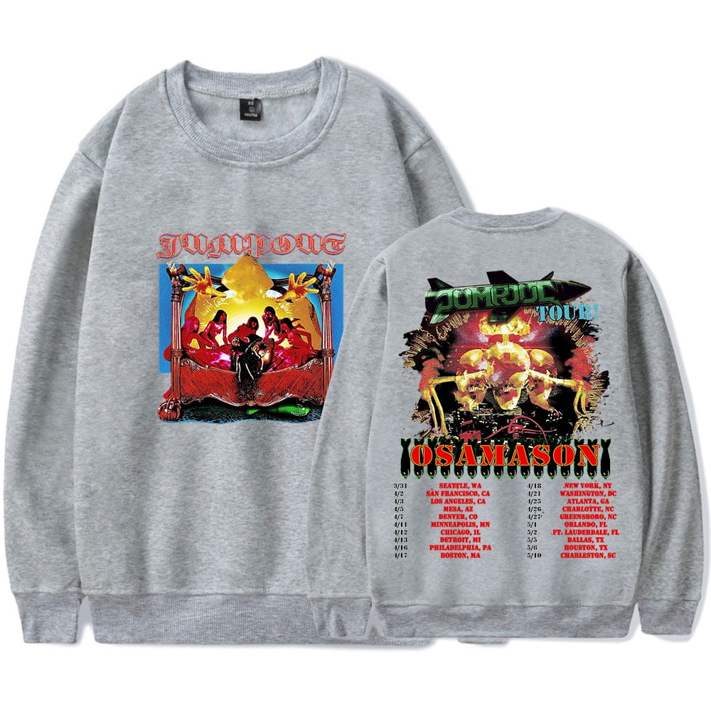 OsamaSon Jump Out Tour 2025 Merch Crewneck Sweatshirts