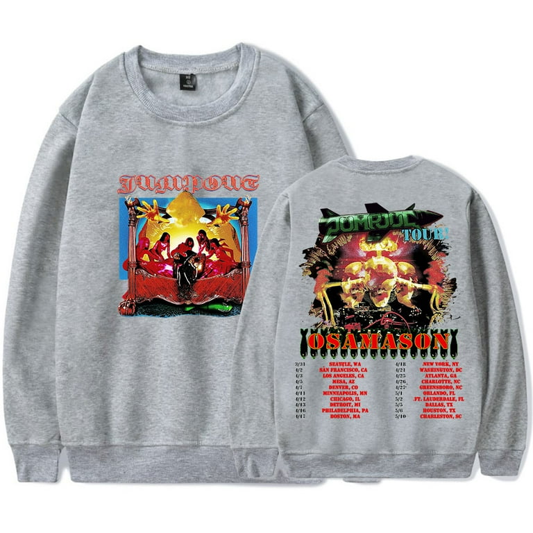 OsamaSon Jump Out Tour 2025 Merch Crewneck Sweatshirts