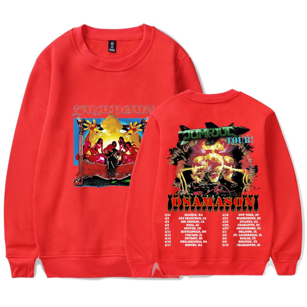 OsamaSon Jump Out Tour 2025 Merch Crewneck Sweatshirts
