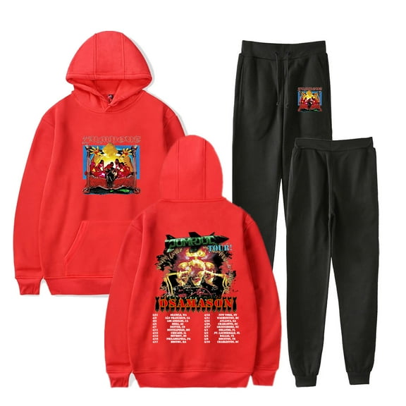 OsamaSon Jump Out Tour 2025 Merch Hoodies Jogger Pants Unisex Fashion HipHop Streetwear Sweatshirts