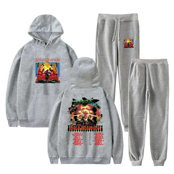 OsamaSon Jump Out Tour 2025 Merch Hoodies Jogger Pants Unisex Fashion HipHop Streetwear Sweatshirts