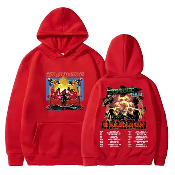 OsamaSon Jump Out Tour 2025 Merch Hoodies Unisex Fashion HipHop Streetwear Long Sleeve Sweatshirts