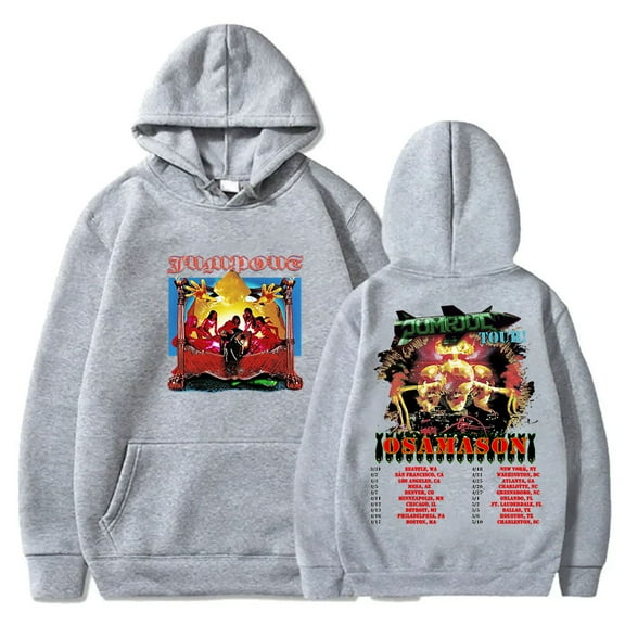 OsamaSon Jump Out Tour 2025 Merch Hoodies Unisex Fashion HipHop Streetwear Long Sleeve Sweatshirts
