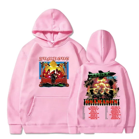 OsamaSon Jump Out Tour 2025 Merch Hoodies Unisex Fashion HipHop Streetwear Long Sleeve Sweatshirts
