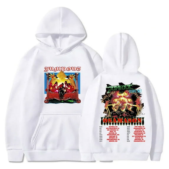 OsamaSon Jump Out Tour 2025 Merch Hoodies Women Men HipHop Casual Sweatshirt Fashion Streetwear