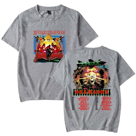 OsamaSon Jump Out Tour 2025 Merch T-Shirt Women Men Crewneck Casual Short Sleeve Tee