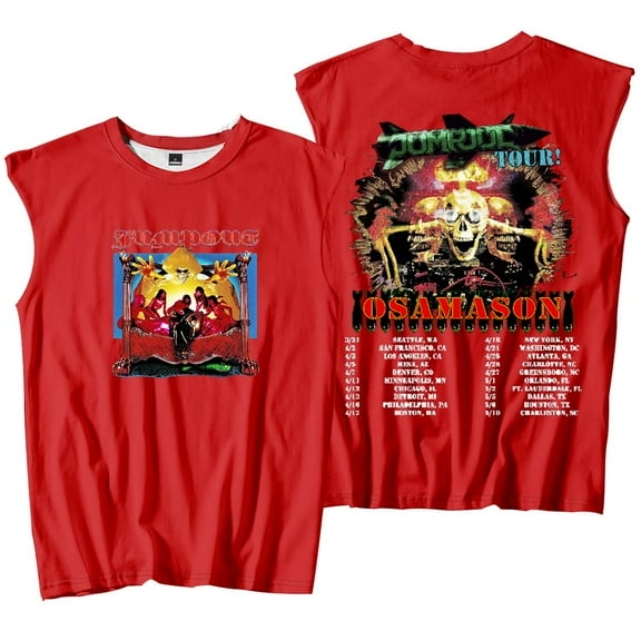 OsamaSon Jump Out Tour 2025 Merch Tank Tops Sleeveless Sport Vest Women Men Outdoor Sportwear