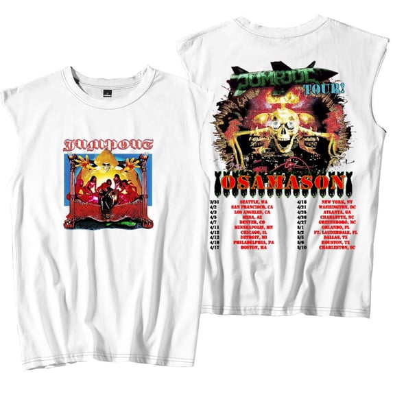 OsamaSon Jump Out Tour 2025 Merch Tank Tops Sleeveless Sport Vest Women Men Outdoor Sportwear