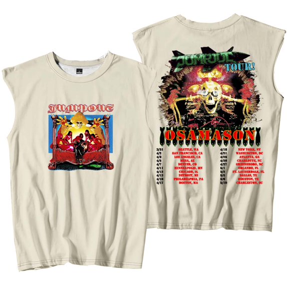 OsamaSon Jump Out Tour 2025 Merch Tank Tops Sleeveless Sport Vest Women Men Outdoor Sportwear