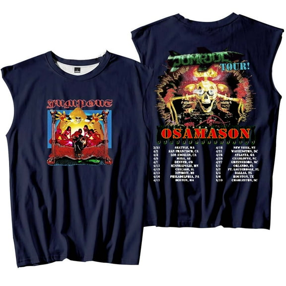 OsamaSon Jump Out Tour 2025 Merch Tank Tops Sleeveless Sport Vest Women Men Outdoor Sportwear