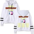 thumbnail image 1 of OsamaSon Merch Psykotic Tour 2025 Hoodie, Unisex, Pocketless, Double-Stripe Sleeve Casual Sweatshirt,S,White, 1 of 2